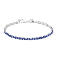 Bracciale Chi Mi Ama Gioielli Donna Tennis Lover in Argento Zircone 120309 - 120309